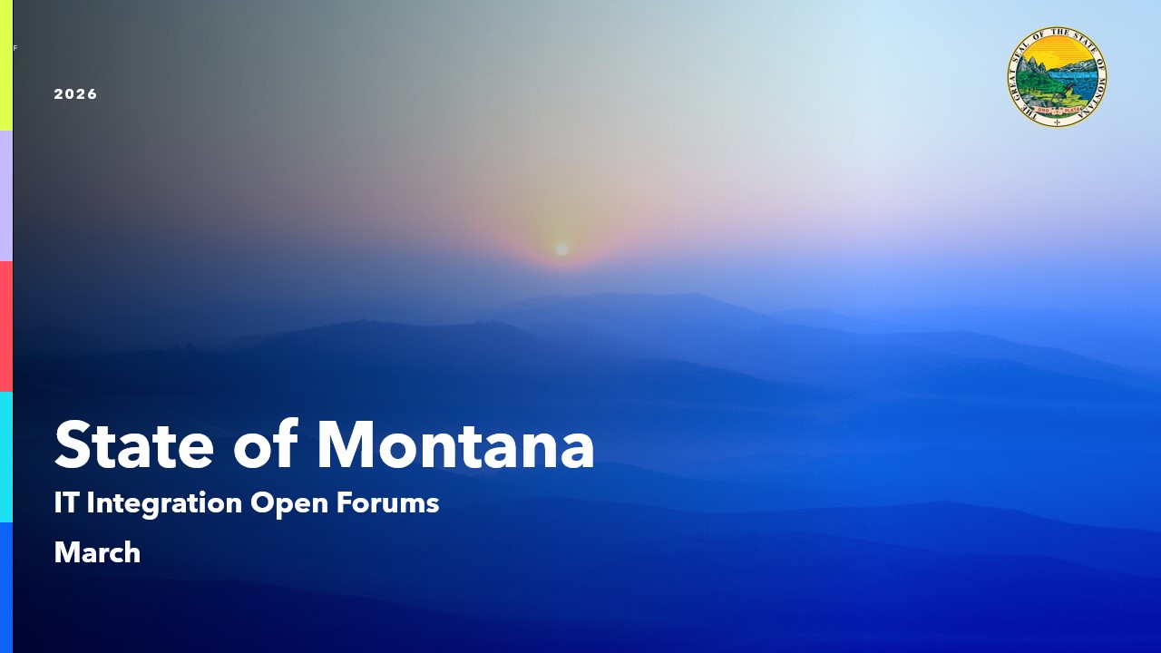 IT Open Forums Presentation